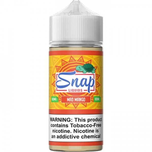 Mad Mango Tobacco Free Nicotine Vape Juice by Snap Liquids
