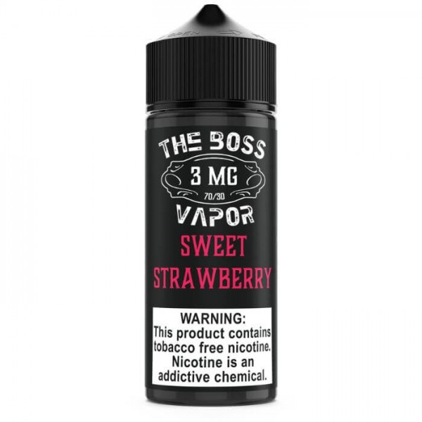 Sweet Strawberry E-Liquid by The Boss Vapor