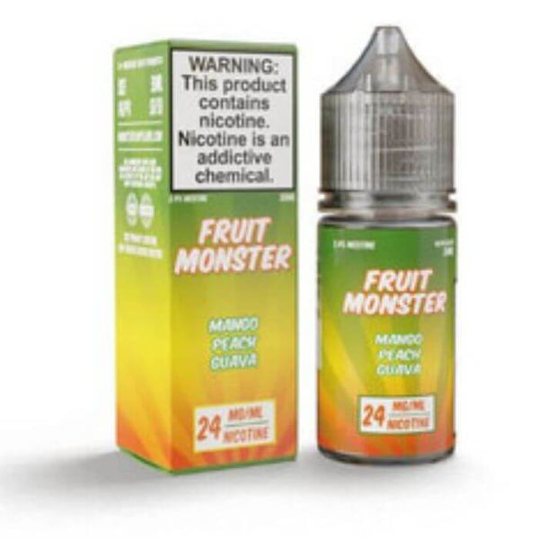 Mango Peach Guava Tobacco Free Nicotine Salt Juice by Fruit Monster