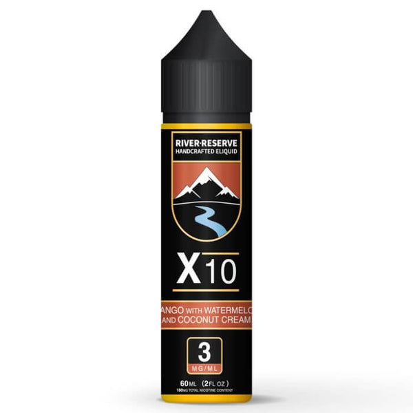 Castaway X-10 Tobacco Free Nicotine E-liquid by River Reserve