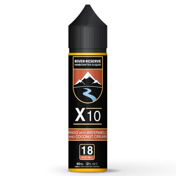 Castaway X-10 Tobacco Free Nicotine E-liquid by River Reserve