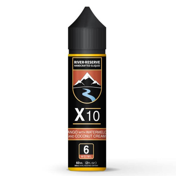 Castaway X-10 Tobacco Free Nicotine E-liquid by River Reserve