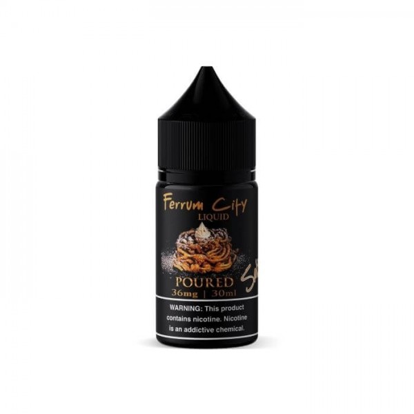 Poured Tobacco Free Nicotine Salt Juice by Ferrum City Liquid