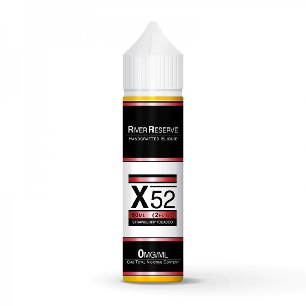 Strawberry Bandit X-52 Tobacco Free Nicotine E-liquid by River Reserve