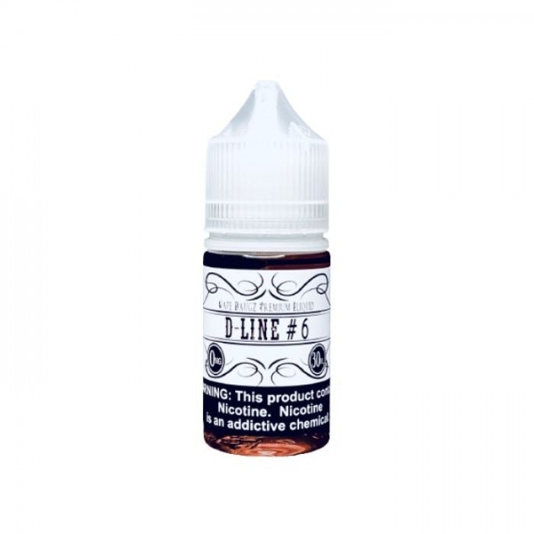 D-Line #6 Tobacco Free Nicotine Salt Juice by Vape Daugz