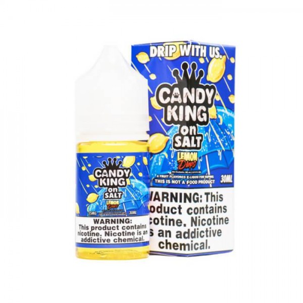 Lemon Drops Nicotine Salt by Candy King On Salt eJuice