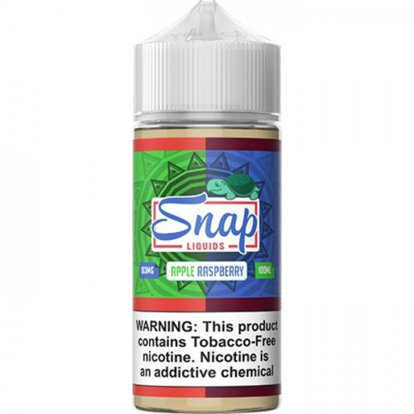 Apple Raspberry Tobacco Free Nicotine Vape Juice by Snap Liquids