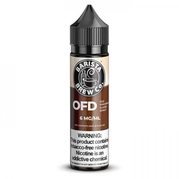 Old Fashioned Glazed Donut Tobacco Free Nicotine Vape Juice by Barista Brew Co