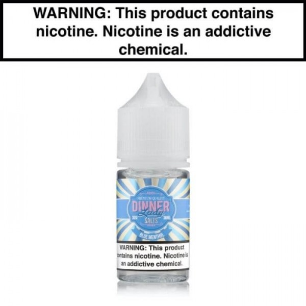 Blue Menthol Nicotine Salt by Vape Dinner Lady E-Liquid