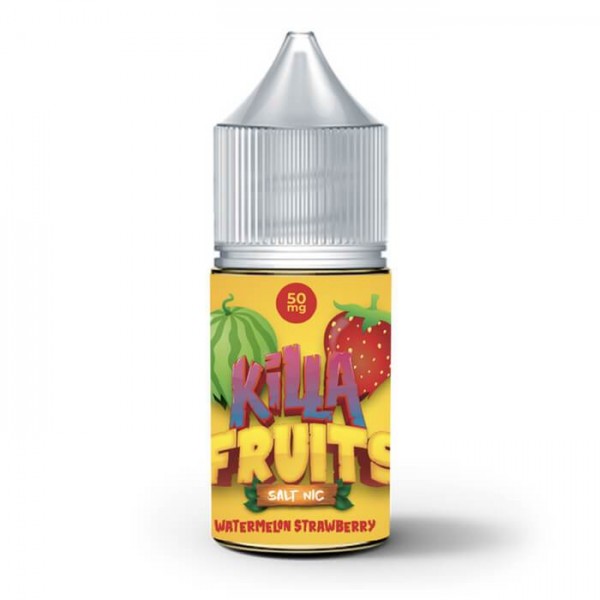 Watermelon Strawberry Salt Nic by Killa Fruits Nicotine Salt E-Liquid