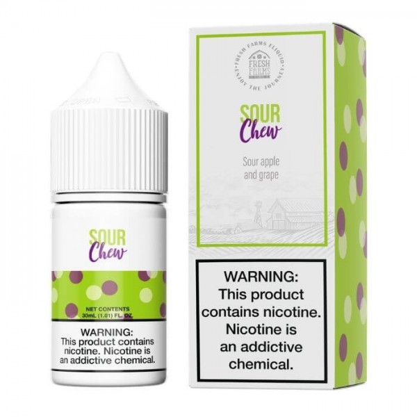 Sour Chew Nicotine Salt by Fresh Farms E-Liquid