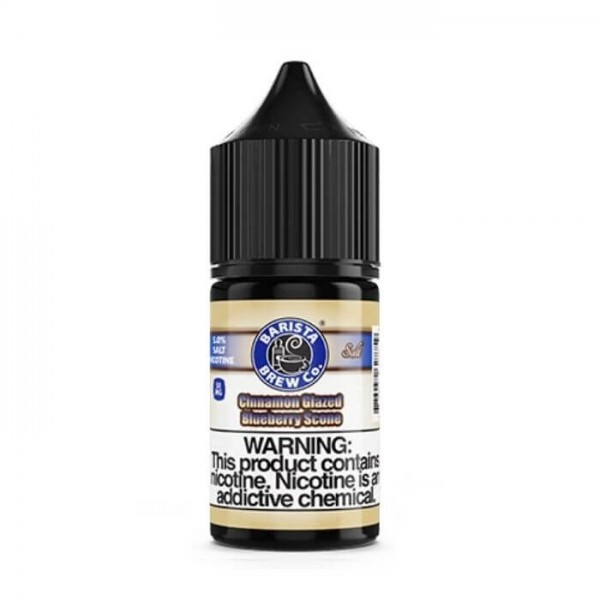 Cinnamon Glazed Blueberry Scone by Barista Brew Co. Nicotine Salt eJuice