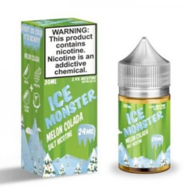Melon Colada Tobacco Free Nicotine Salt Juice by Ice Monster