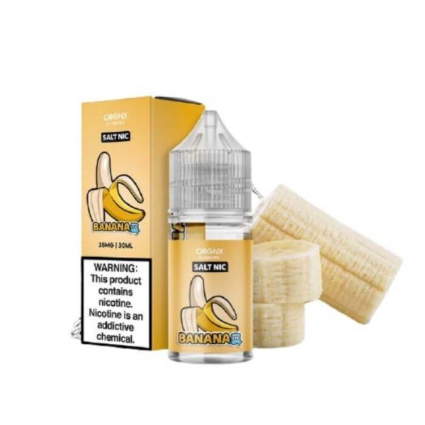 Banana Ice by Orgnx Nicotine Salt E-Liquid