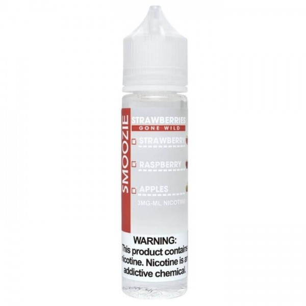 Strawberries Gone Wild by Smoozie Premium E-Liquid