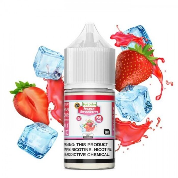 Frozen Strawberry by Pod Juice Nicotine Salt E-Liquid