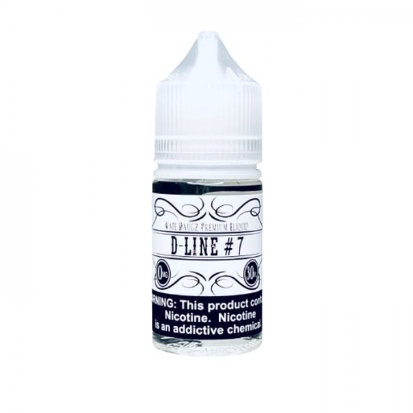 D-Line #7 Tobacco Free Nicotine Salt Juice by Vape Daugz