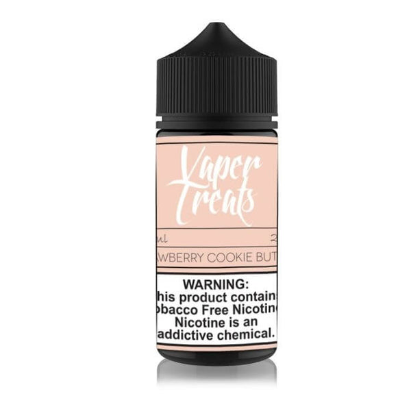 Strawberry Cookie Butter Tobacco Free Nicotine Vape Juice by Vaper Treats
