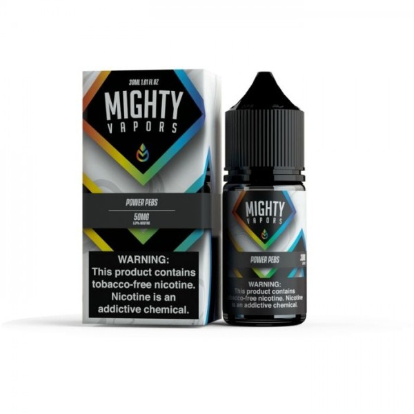 Power Pebs Synthetic Nicotine Salt Juice by Mighty Vapors
