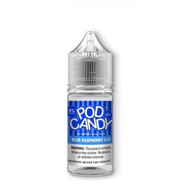 Blue Raspberry Ice Tobacco Free Nicotine Salt by Pod Candy