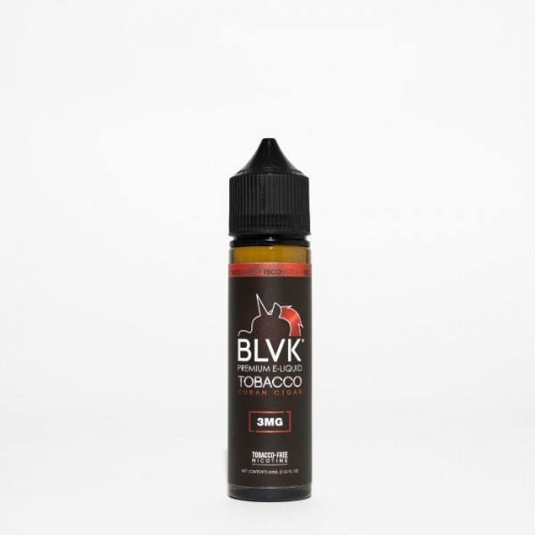 Cuban Cigar Tobacco Free Nicotine Vape Juice by BLVK Tobacco Series