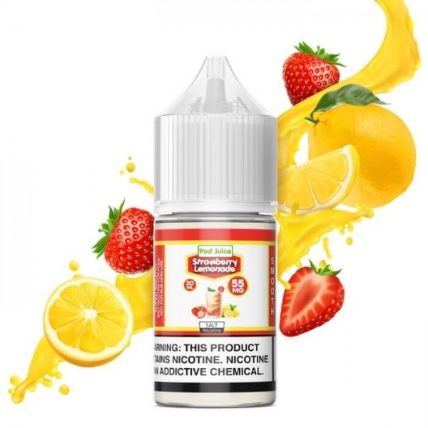 Strawberry Lemonade by Pod Juice Nicotine Salt E-Liquid