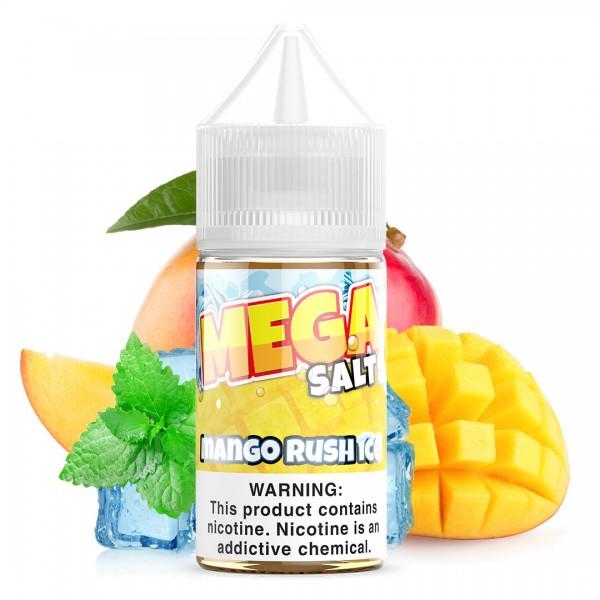 Mango Rush Ice by Mega Nicotine Salt E-Liquids