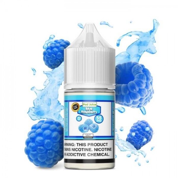 Blue Raspberry by Pod Juice Nicotine Salt E-Liquid