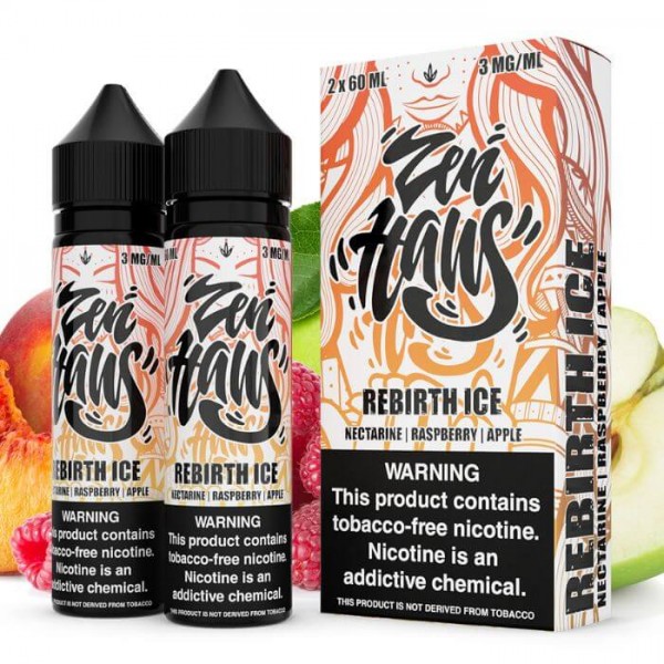 Rebirth Ice Tobacco Free Nicotine Vape Juice by Zen Haus