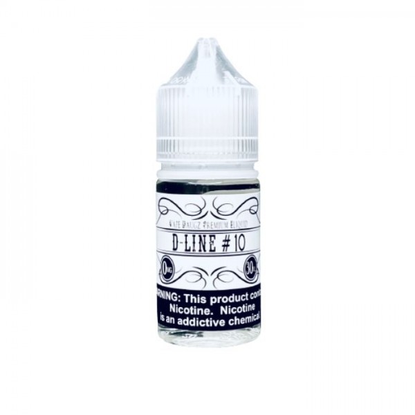 D-Line #10 Tobacco Free Nicotine Salt Juice by Vape Daugz