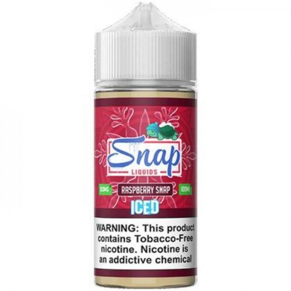 Raspberry Snap Iced Tobacco Free Nicotine Vape Juice by Snap Liquids