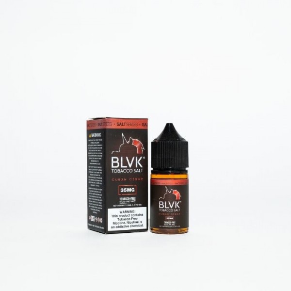 Cuban Cigar Tobacco Free Nicotine Salt Juice by BLVK Salt Series