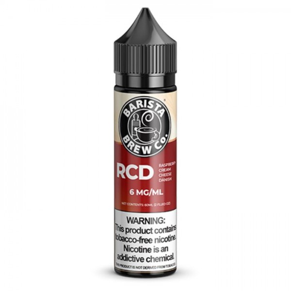 Raspberry Cream Cheese Danish Tobacco Free Nicotine Vape Juice by Barista Brew Co