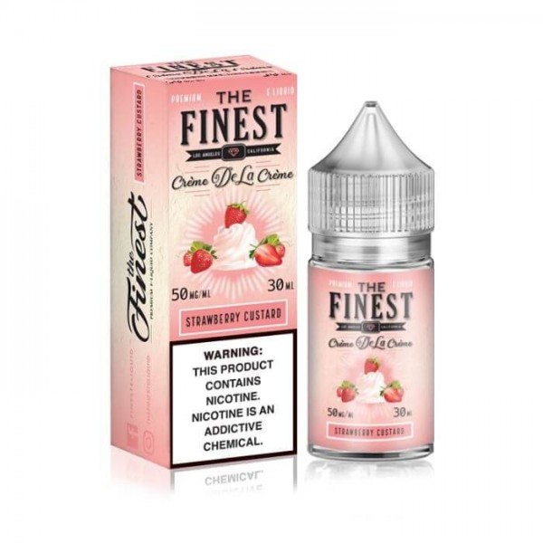 Strawberry Custard by The Finest Salt Nic Series E-Liquid