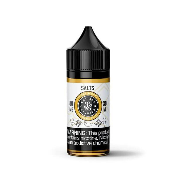 Three Scoops by Satisfy Nicotine Salt E-Liquids