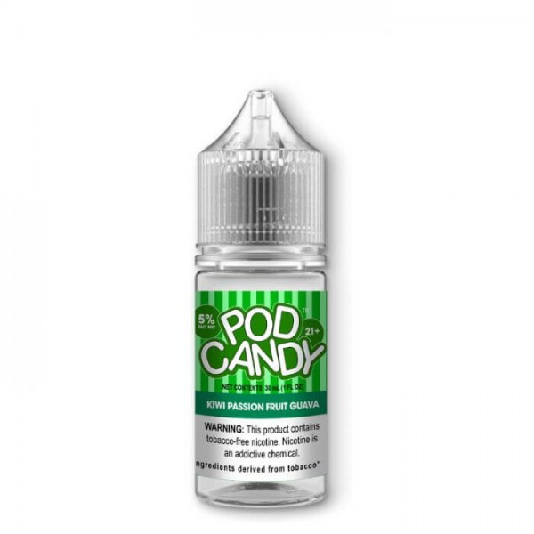 Kiwi Passion Fruit Guava Tobacco Free Nicotine Salt by Pod Candy