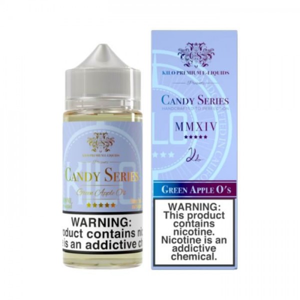 Green Apple O's by Kilo E-Liquids Candy Series