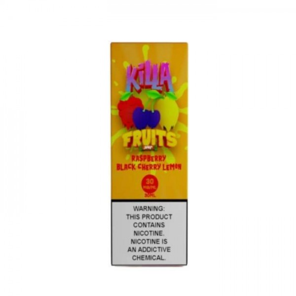 Raspberry Black Cherry Lemon Nic Salt by Killa Fruits Nicotine Salt E-Liquid