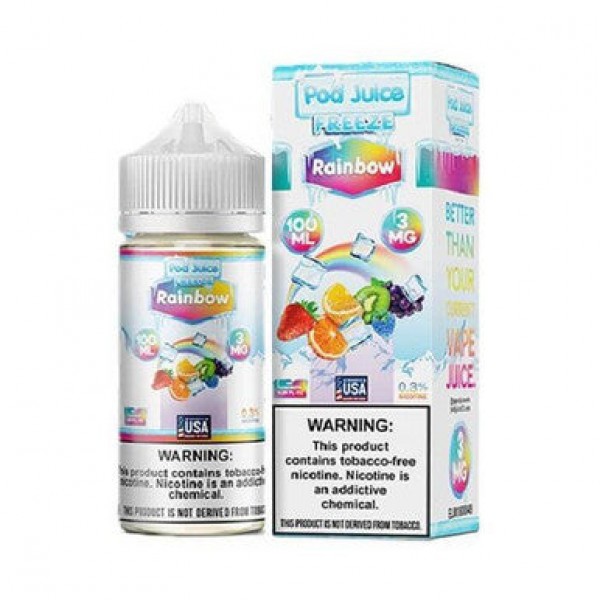 Rainbow Freeze E-Liquid by Pod Juice