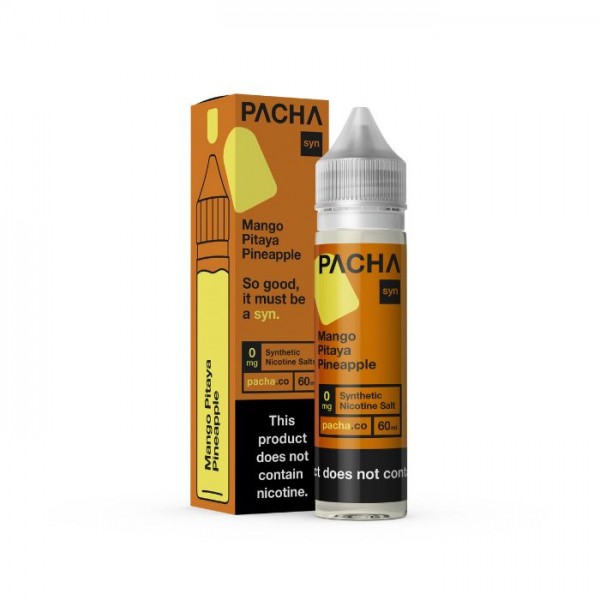 Mango Pitaya Pineapple Tobacco Free Nicotine E-liquid by Pacha Syn