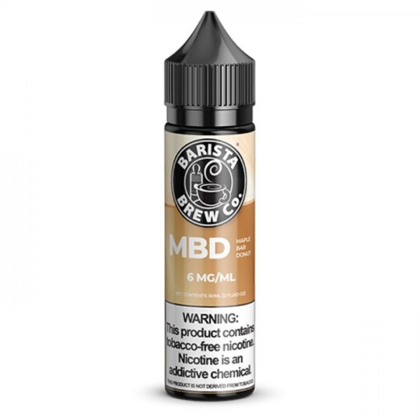 Maple Bar Donut Tobacco Free Nicotine Vape Juice by Barista Brew Co