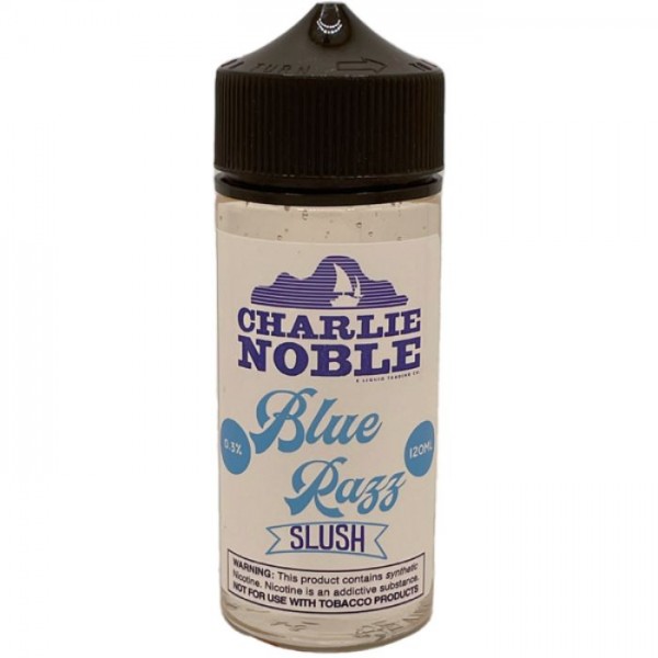 Blue Razz Slush Tobacco Free Nicotine Vape Juice by Charlie Noble E-Liquid