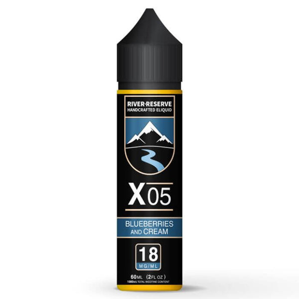 Blueberry X-05 Tobacco Free Nicotine E-liquid by River Reserve