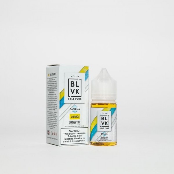 Banana Tobacco Free Nicotine Salt Juice by BLVK Salt Plus