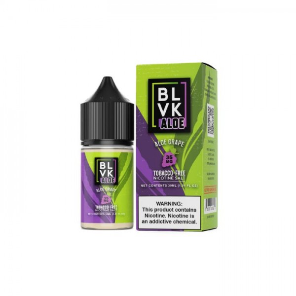 Aloe Grape Tobacco Free Nicotine Salt Juice by BLVK Aloe Salt Series