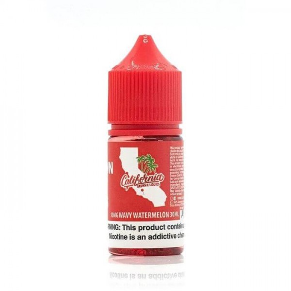 Wavy Watermelon by California Grown Nicotine Salt E-Liquids