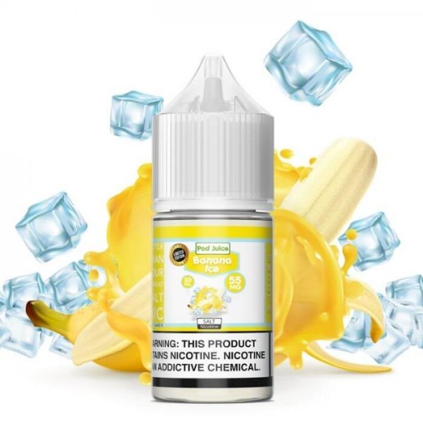 Banana Ice by Pod Juice Nicotine Salt E-Liquid