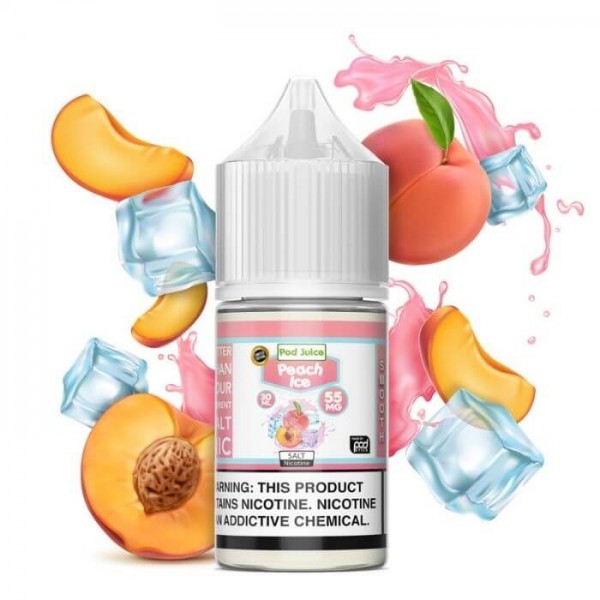 Peach Ice by Pod Juice Nicotine Salt E-Liquid