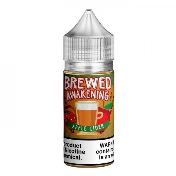 Brewed Awakening Apple Cider by Caribbean Cloud Company Nicotine Salt eJuice