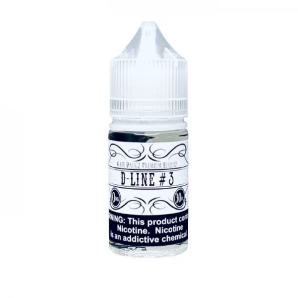 D-Line #3 Tobacco Free Nicotine Salt Juice by Vape Daugz